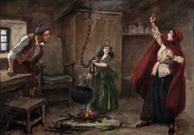 Illustratie voor Het Verhaal van de Ketel door Gordon Frederick after Browne